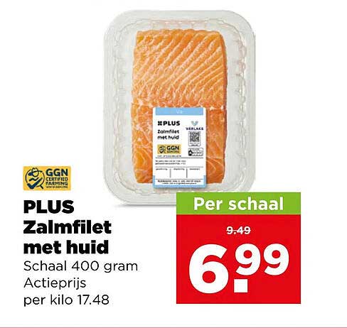 PLUS Zalmfilet met huid