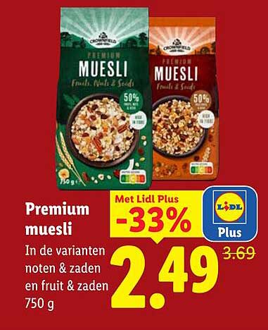 Premium muesli