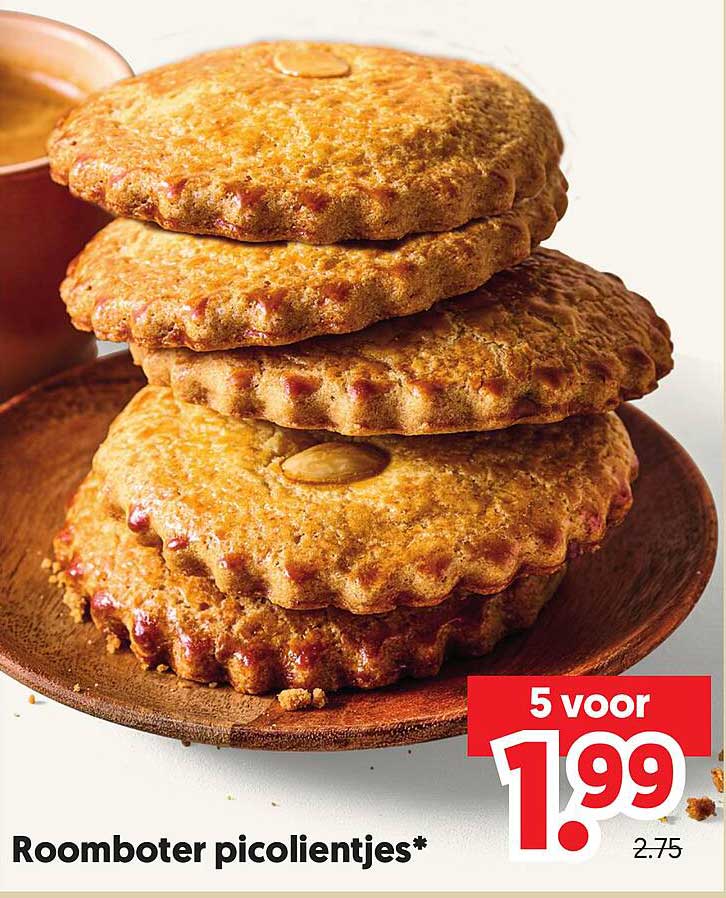 Roomboter picolientjes* 5 voor 1.99