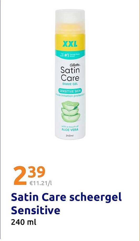 Satin Care scheergel Sensitive 240 ml
