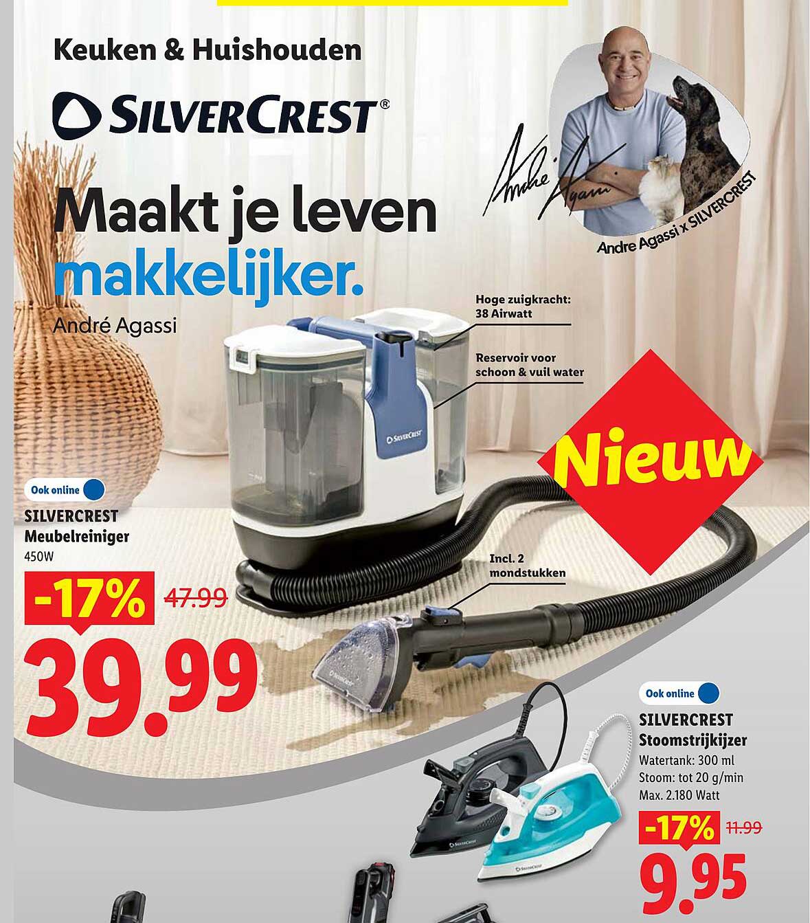 SILVERCREST Meubelreiniger 450W Nieuw