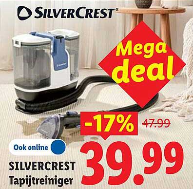 SILVERCREST Tapijtreiniger Mega deal -17%