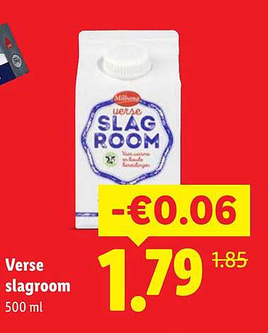 Verse slagroom