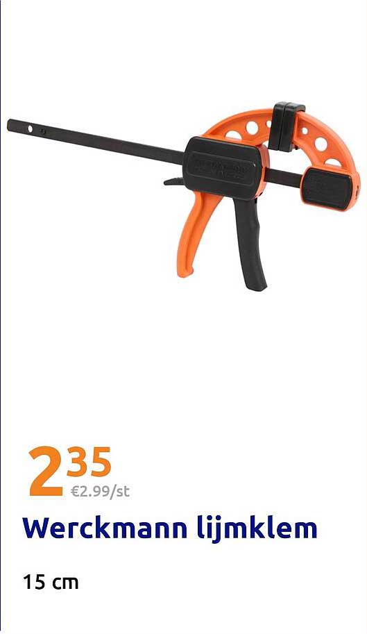 Werckmann lijmklem 15 cm