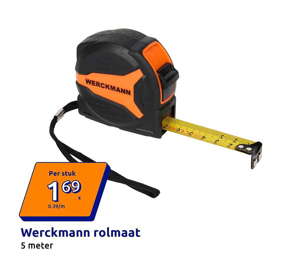 Werckmann rolmaat 5 meter