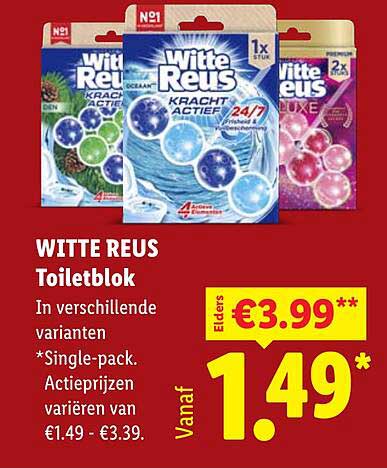 Witte Reus Toiletblok