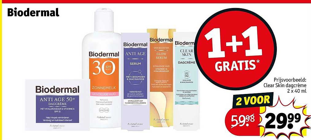Biodermal 1+1 GRATIS*