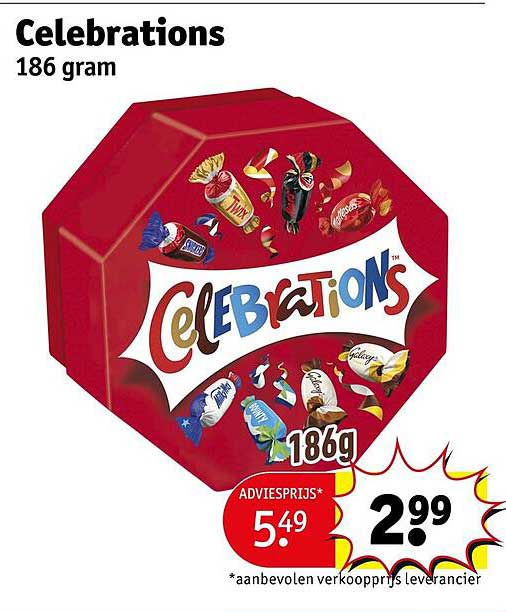 Celebrations 186 gram