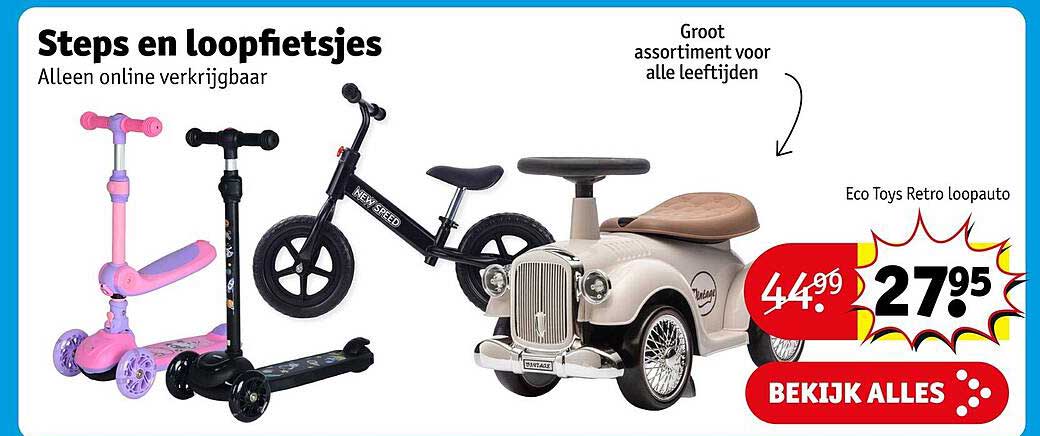 Eco Toys Retro loopauto