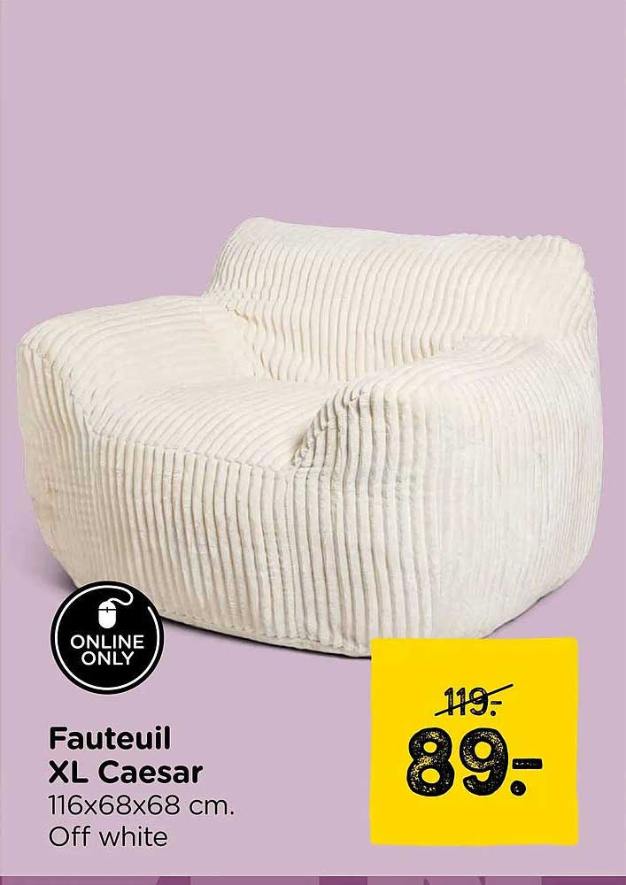 Fauteuil XL Caesar