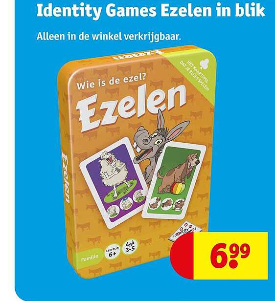 Identity Games Ezelen in blik