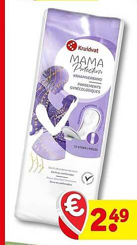 Kruidvat Mama Protection Kraamverband, Pensements Gynécologiques