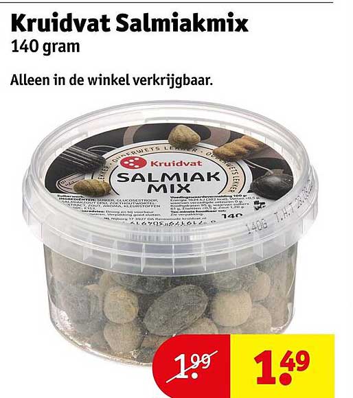 Kruidvat Salmiakmix 140 gram