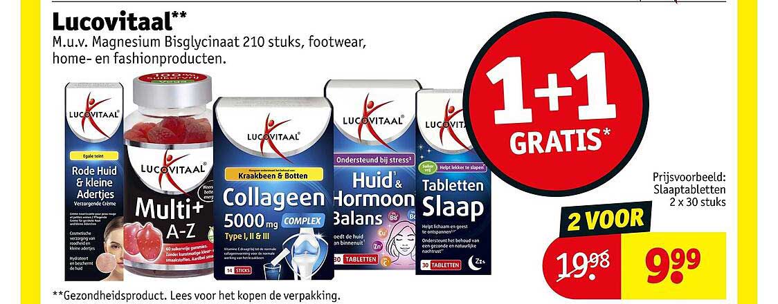 Lucovitaal** 1+1 GRATIS*