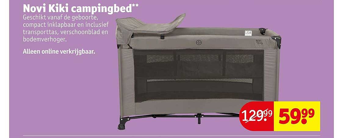 Novi Kiki campingbed**