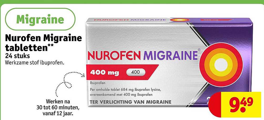 Nurofen Migraine tabletten**