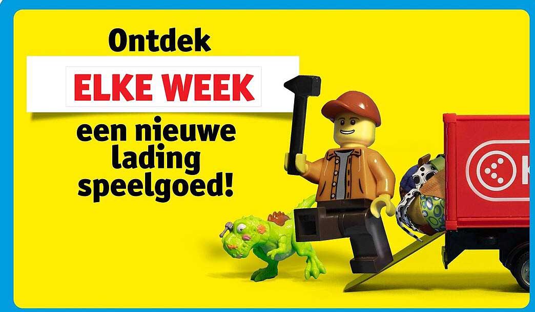 Ontdek elke week een nieuwe lading speelgoed!