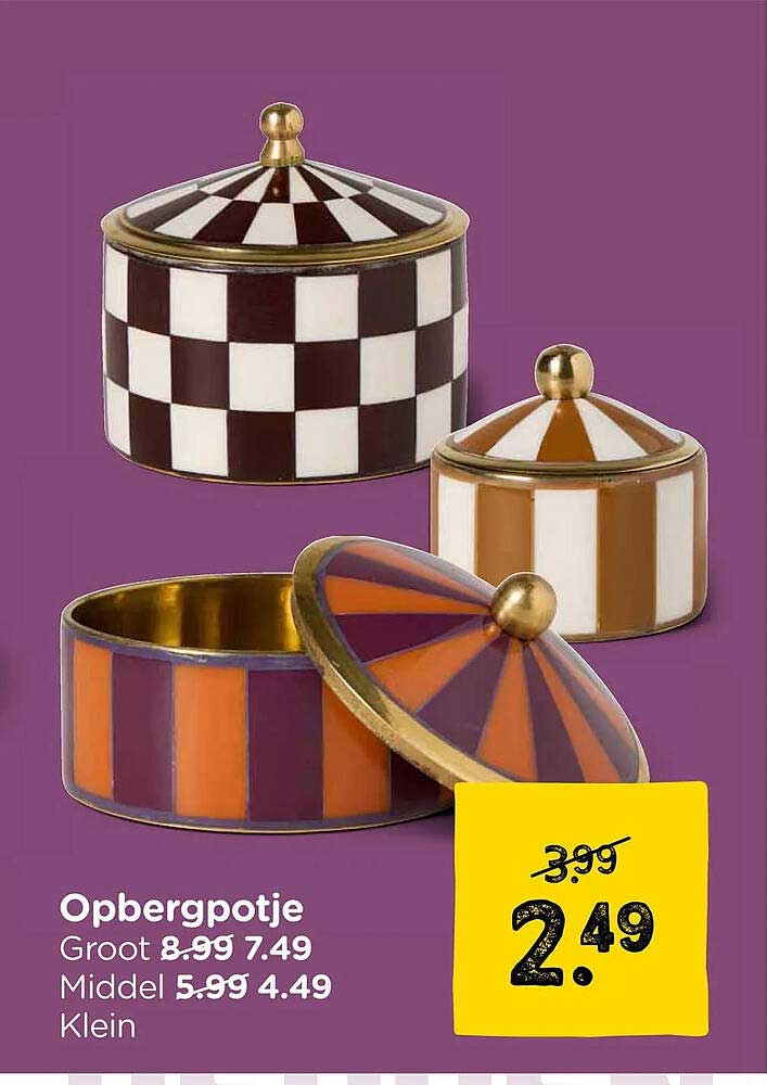 Opbergpotje Groot