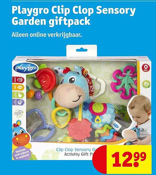 Playgro Clip Clop Sensory Garden giftpack