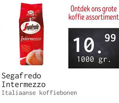 Segafredo Intermezzo Italiaanse koffiebonen