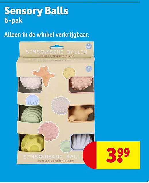 Sensory Balls 6-pak