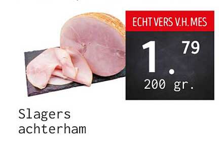 Slagers achterham