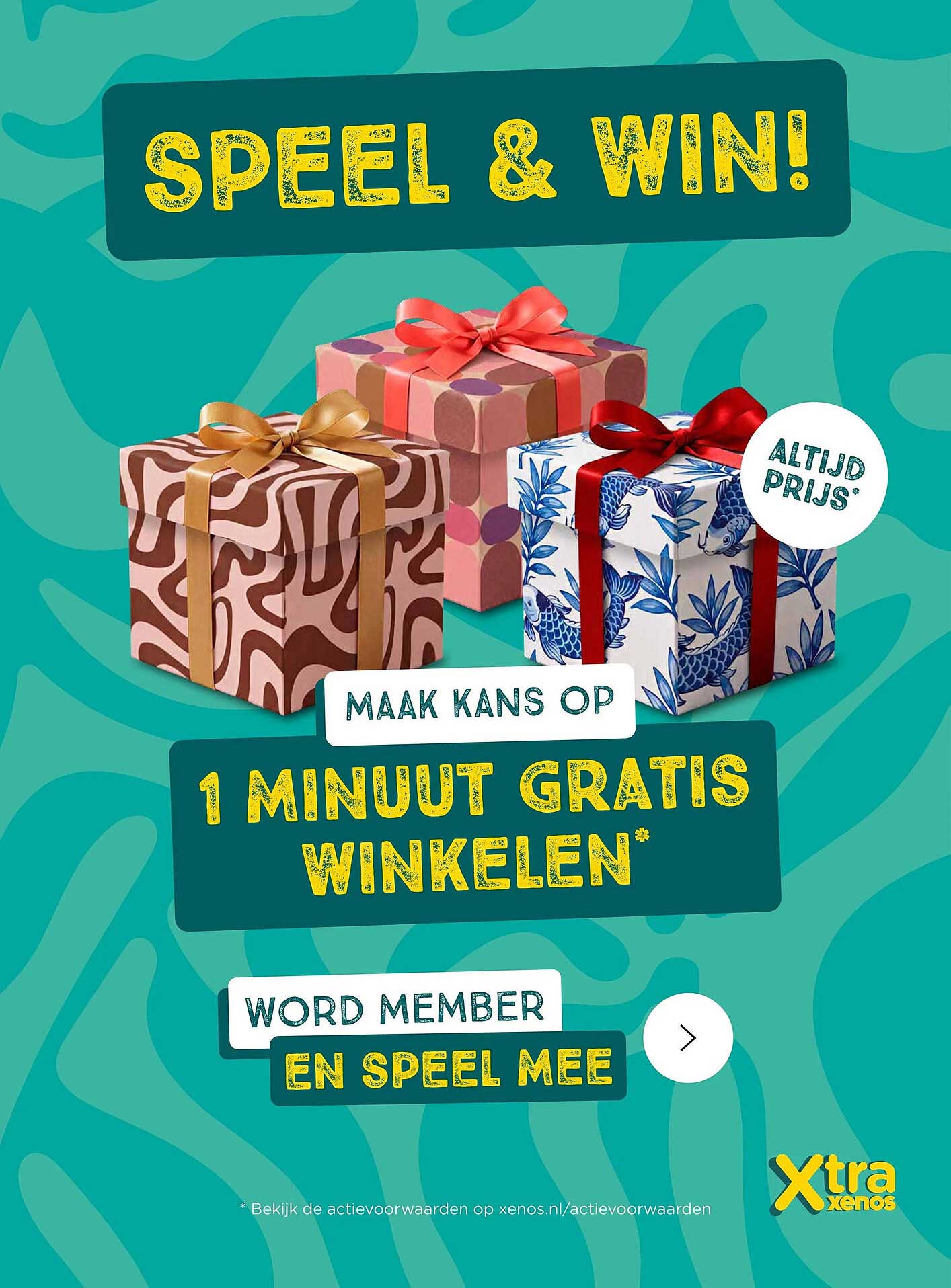 SPEEL & WIN! MAAK KANS OP 1 MINUUT GRATIS WINKELEN* WORD MEMBER EN SPEEL MEE