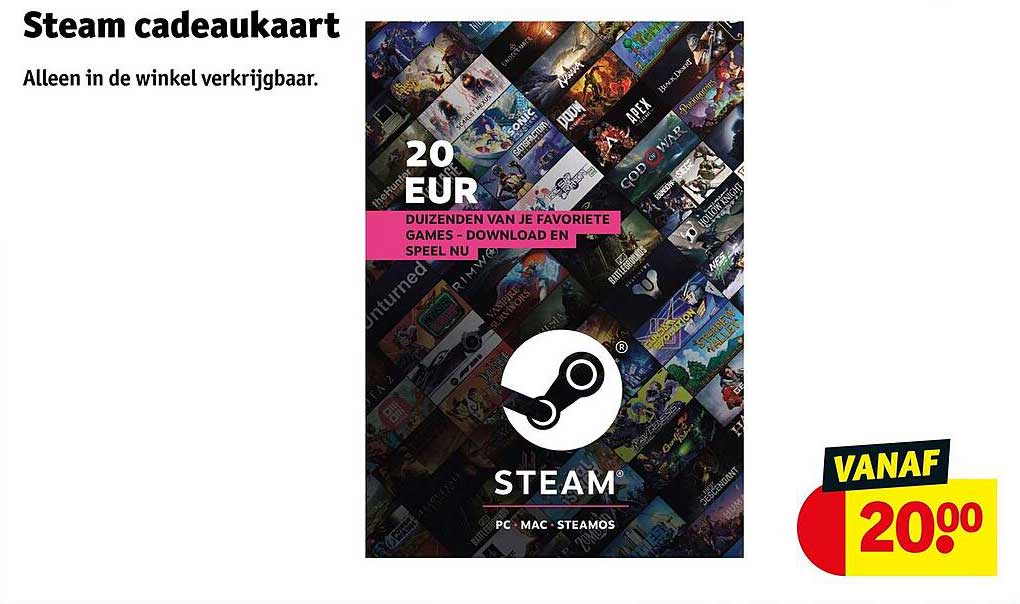 Steam cadeaukaart