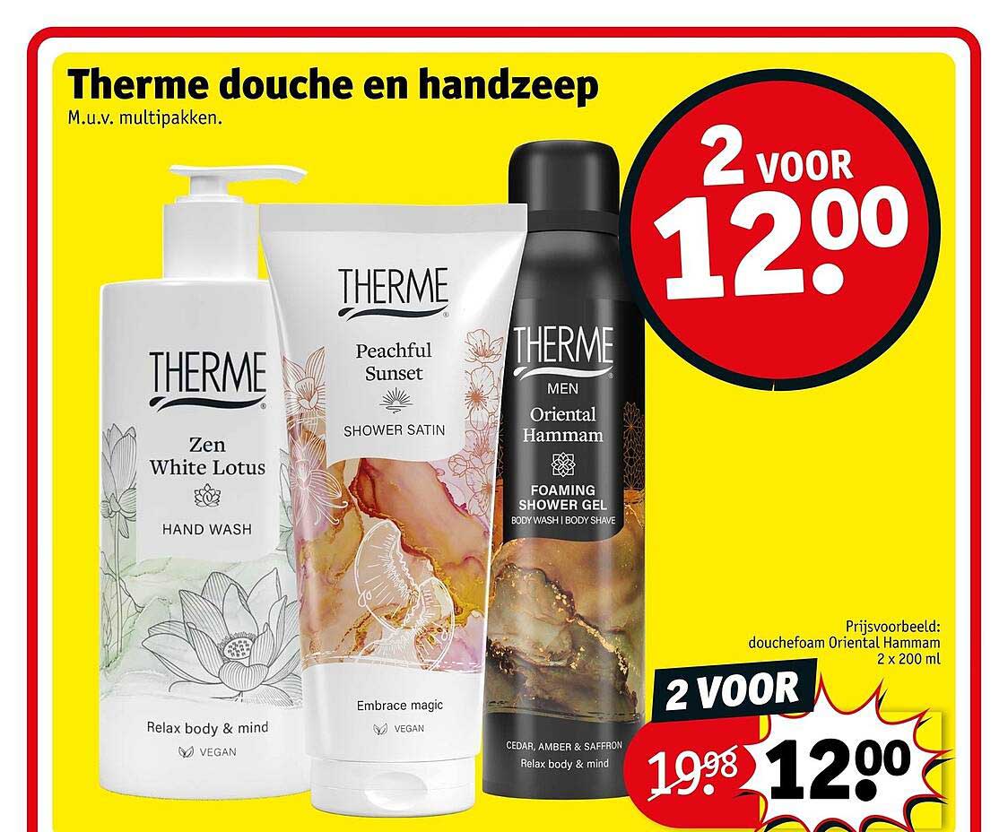 Therme douche en handzeep