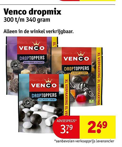 Venco dropmix 300 t/m 340 gram