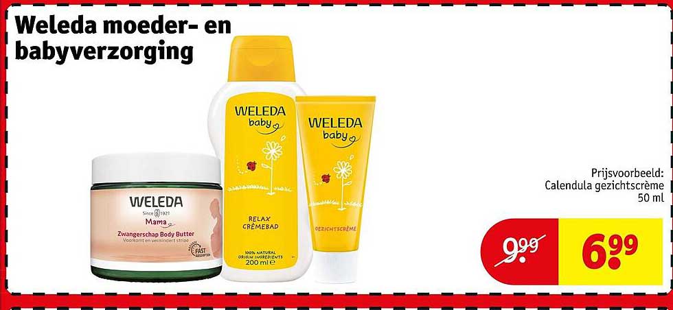 Weleda moeder- en babyverzorging