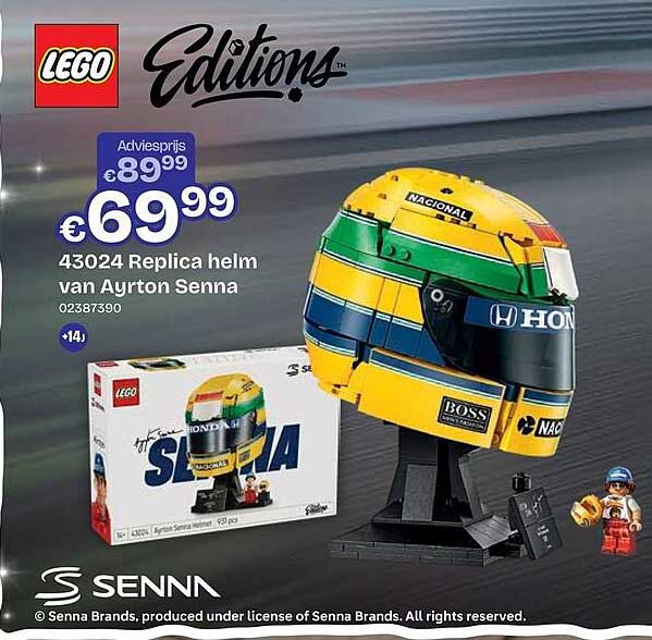 43024 Replica helm van Ayrton Senna
