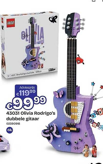 43031 Olivia Rodrigo's dubbele gitaar