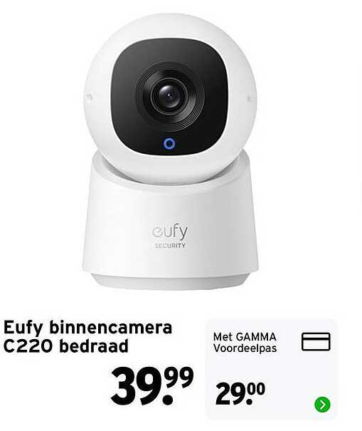 Eufy binnencamera C220 bedraad