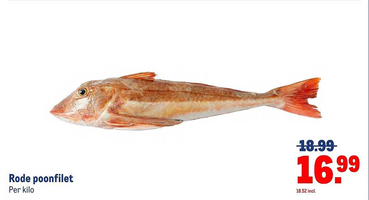 Rode poonfilet