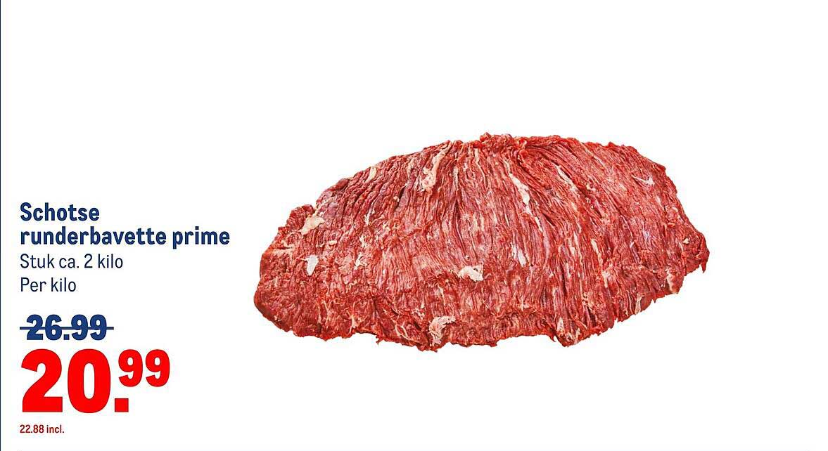 Schotse runder bavette prime