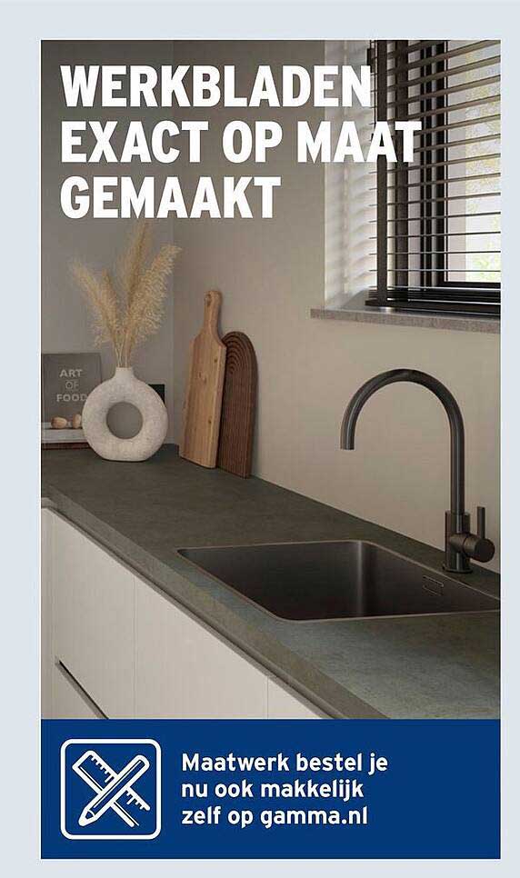 WERKBLADEN EXACT OP MAAT GEMAAKT