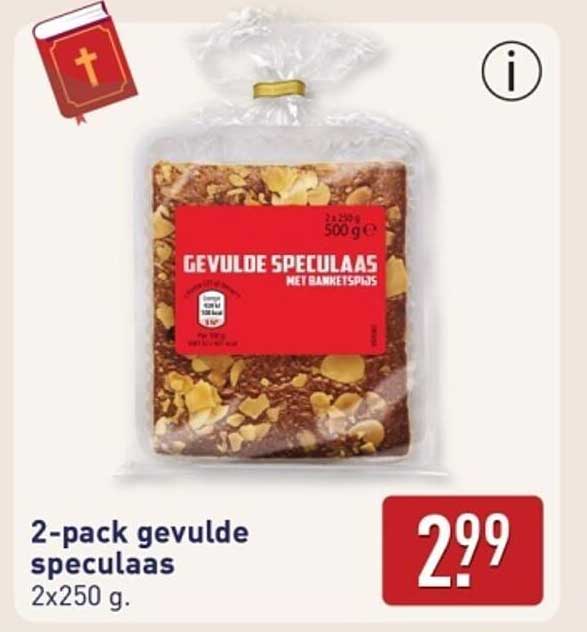 2-pack gevulde speculaas