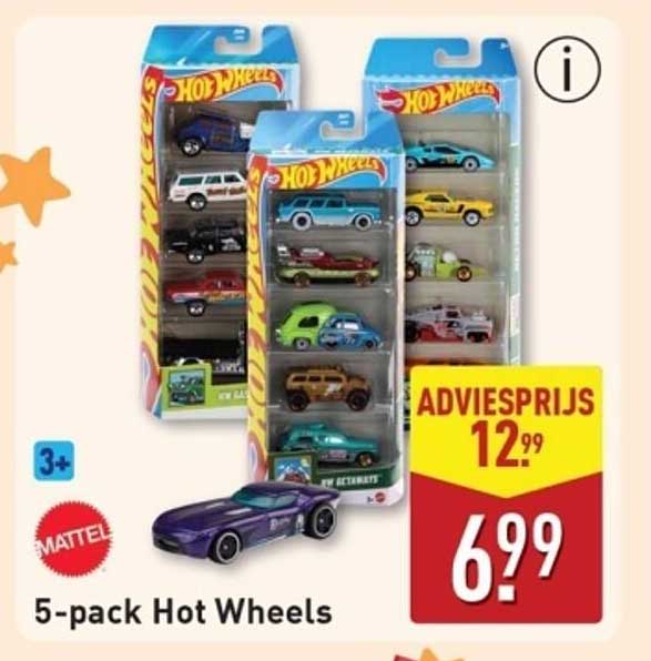 5-pack Hot Wheels