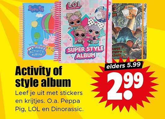 Activity of style album