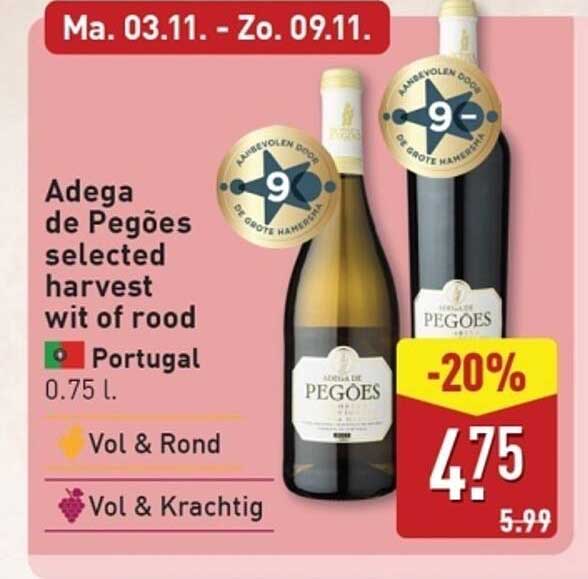 Adega de Pegões selected harvest wit of rood