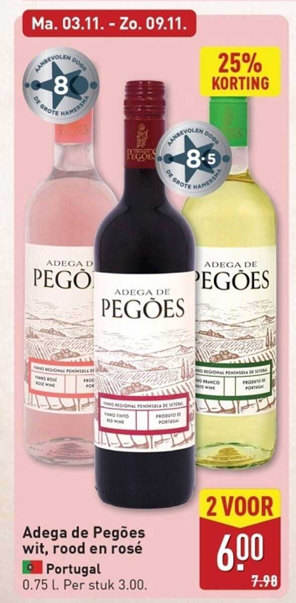 Adega de Pegões wit, rood en rosé