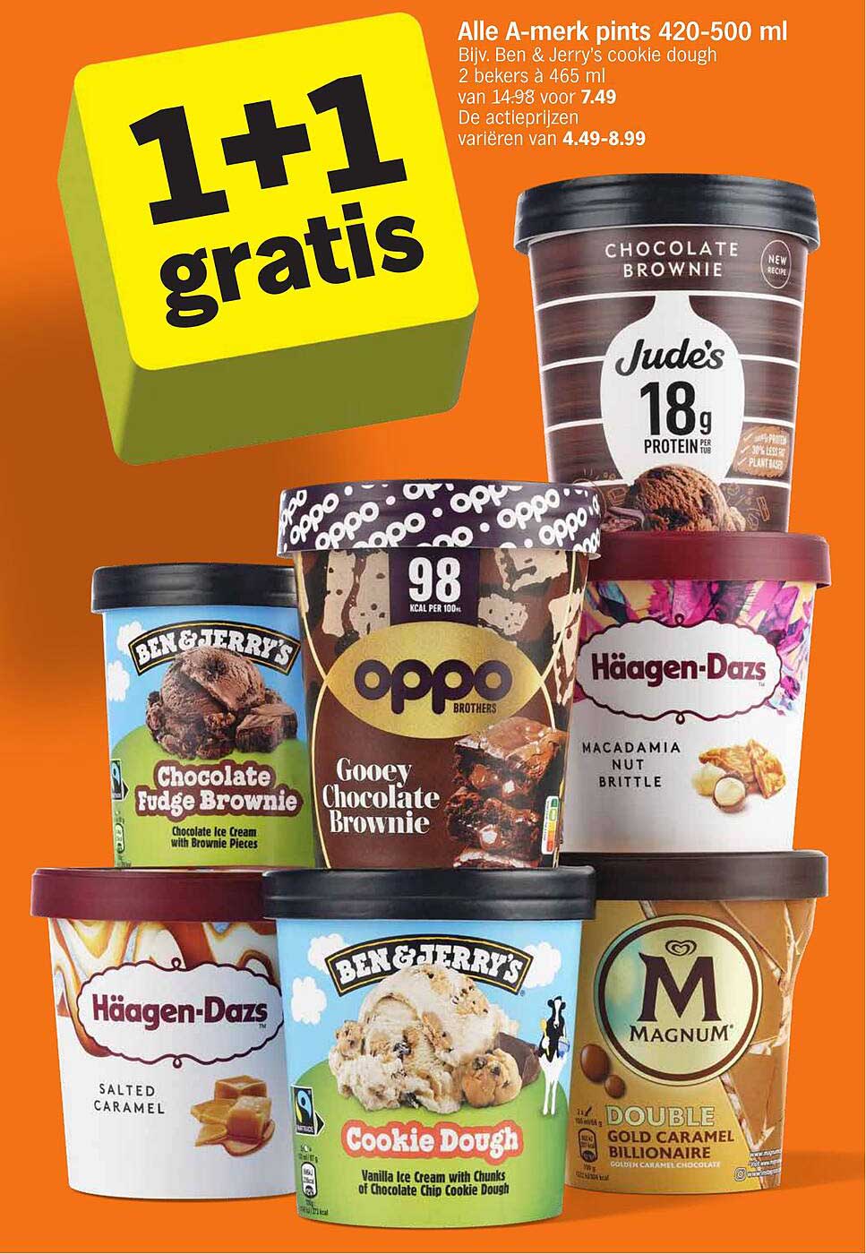 Alle A-merk pints 420-500 ml