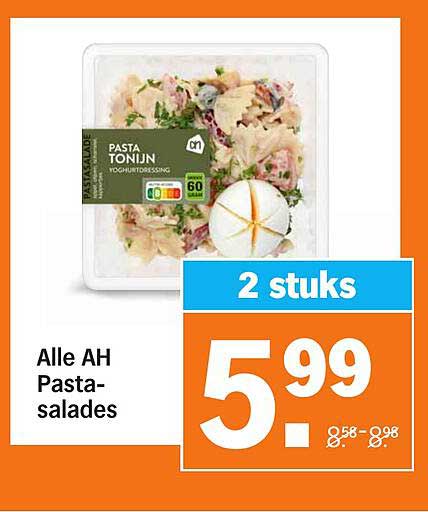 Alle AH Pasta-salades