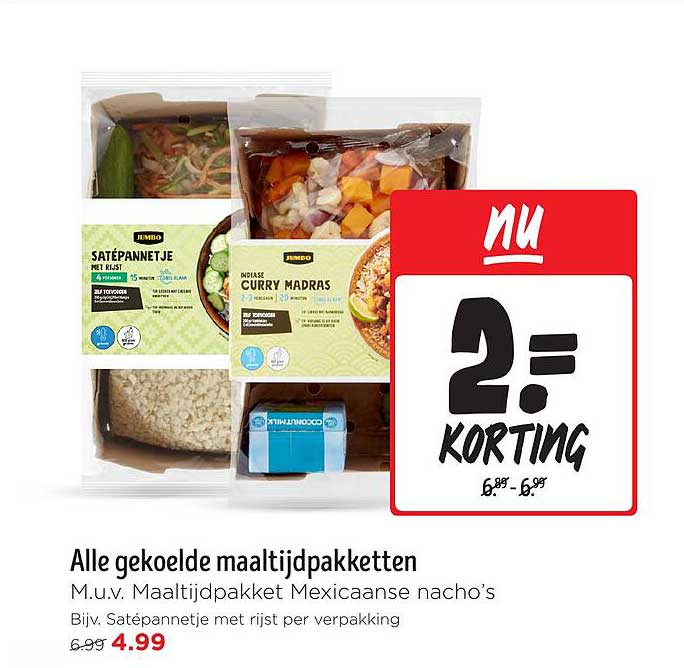 Alle gekoelde maaltijdpakketten