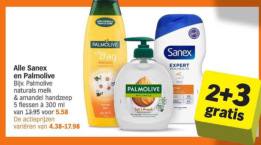 Alle Sanex en Palmolive