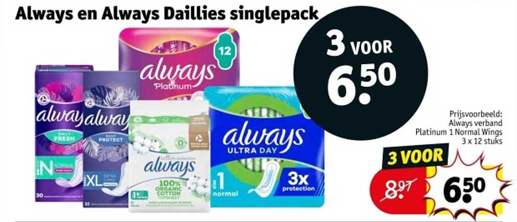Always en Always Daillies singlepack