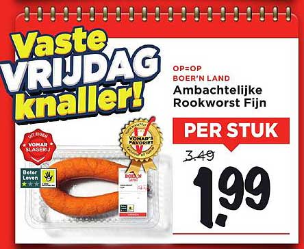 Ambachtelijke Rookworst Fijn