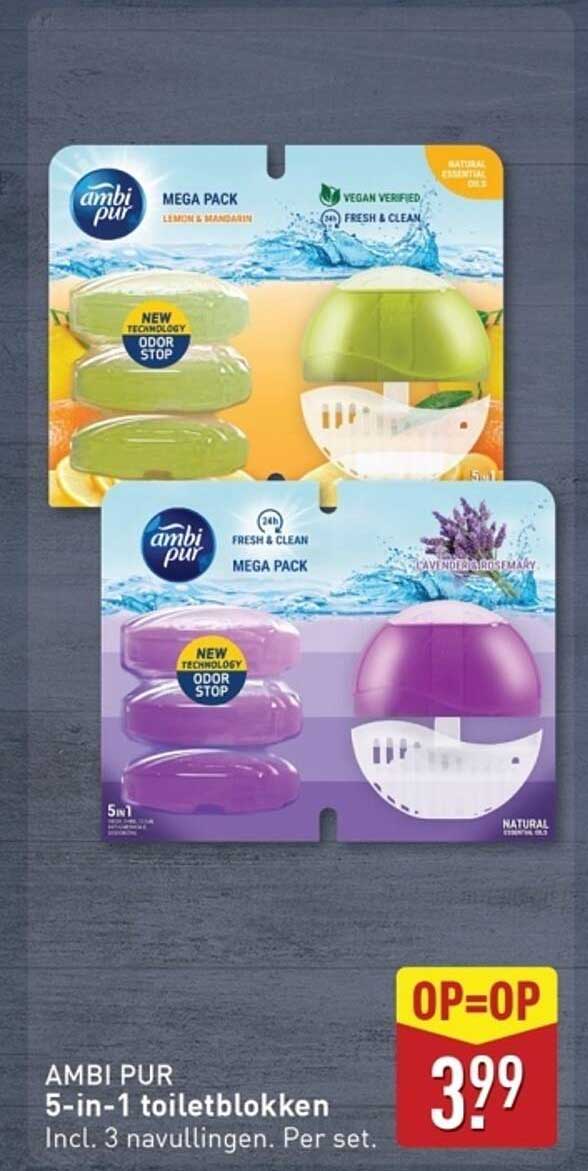 AMBI PUR 5-in-1 toiletblokken