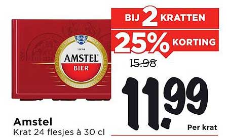 Amstel Krat 24 flesjes à 30 cl